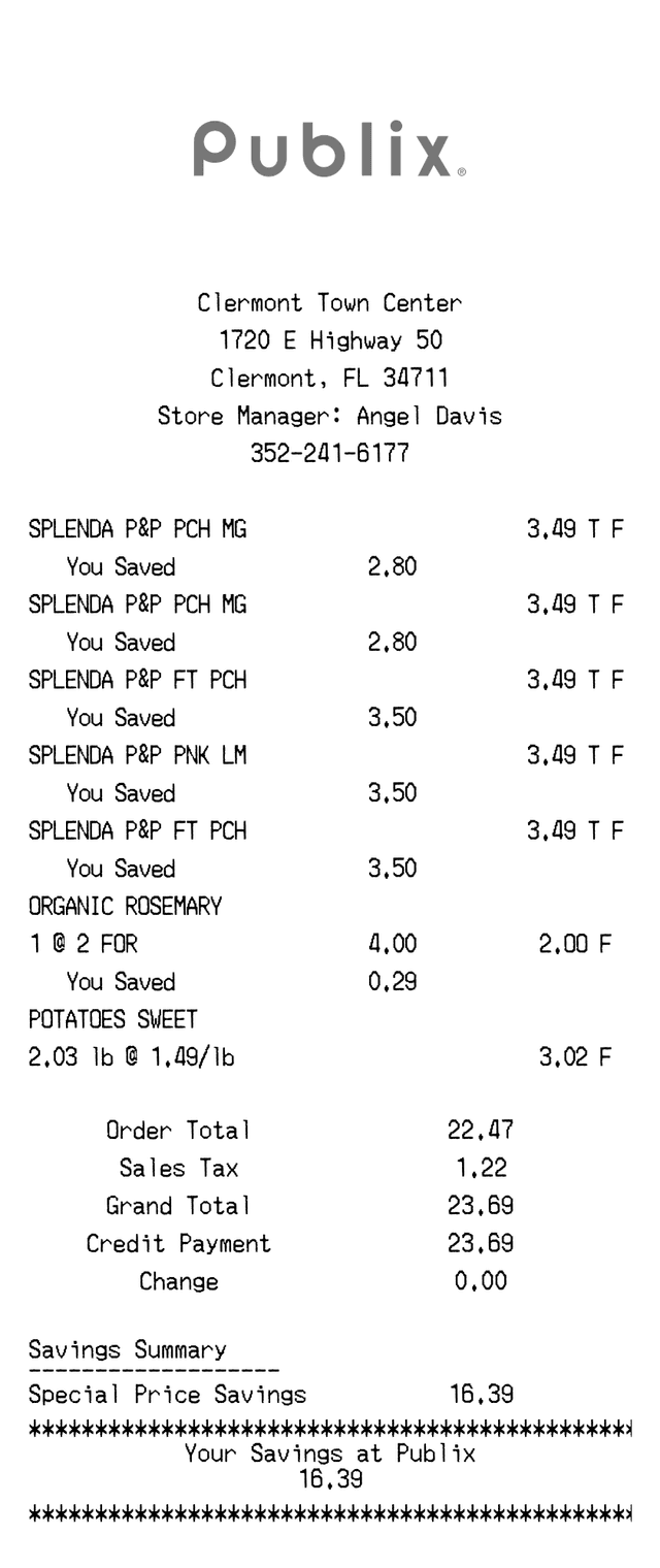 Editable Publix Receipt receipt template, AI receipt generator